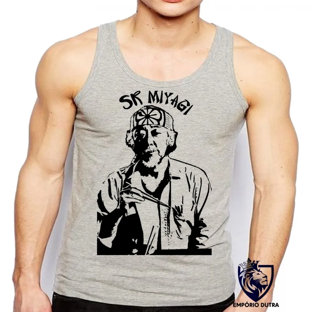 Camiseta Regata adulto ou infantil SR MIYAGI karate kid