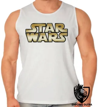 Camiseta Regata adulto ou infantil star wars jornada nas estrelas - Foto 2