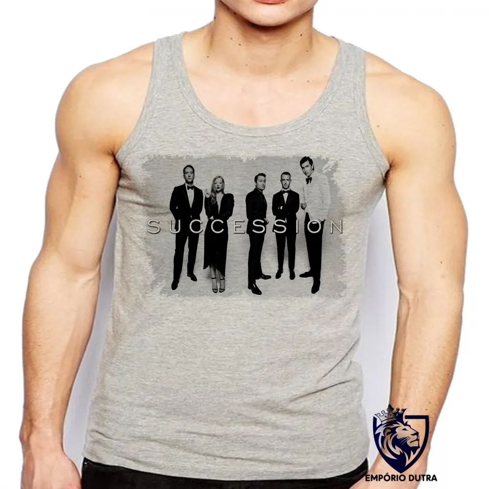 Camiseta Regata adulto ou infantil Succession serie seriado Imagem