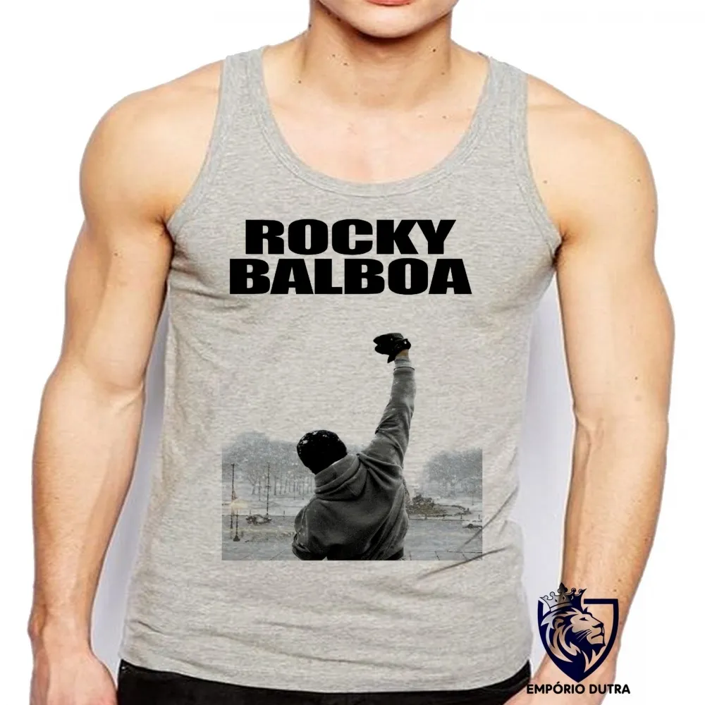 Camiseta Regata adulto ou infantil Sylvester Stallone rambo rocky balboa boxe luta