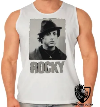 Camiseta Regata adulto ou infantil Sylvester Stallone rocky balboa filme - Foto 2