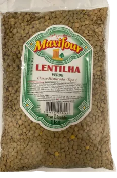 LENTILHA VERDE MAXIFOUR  1KG