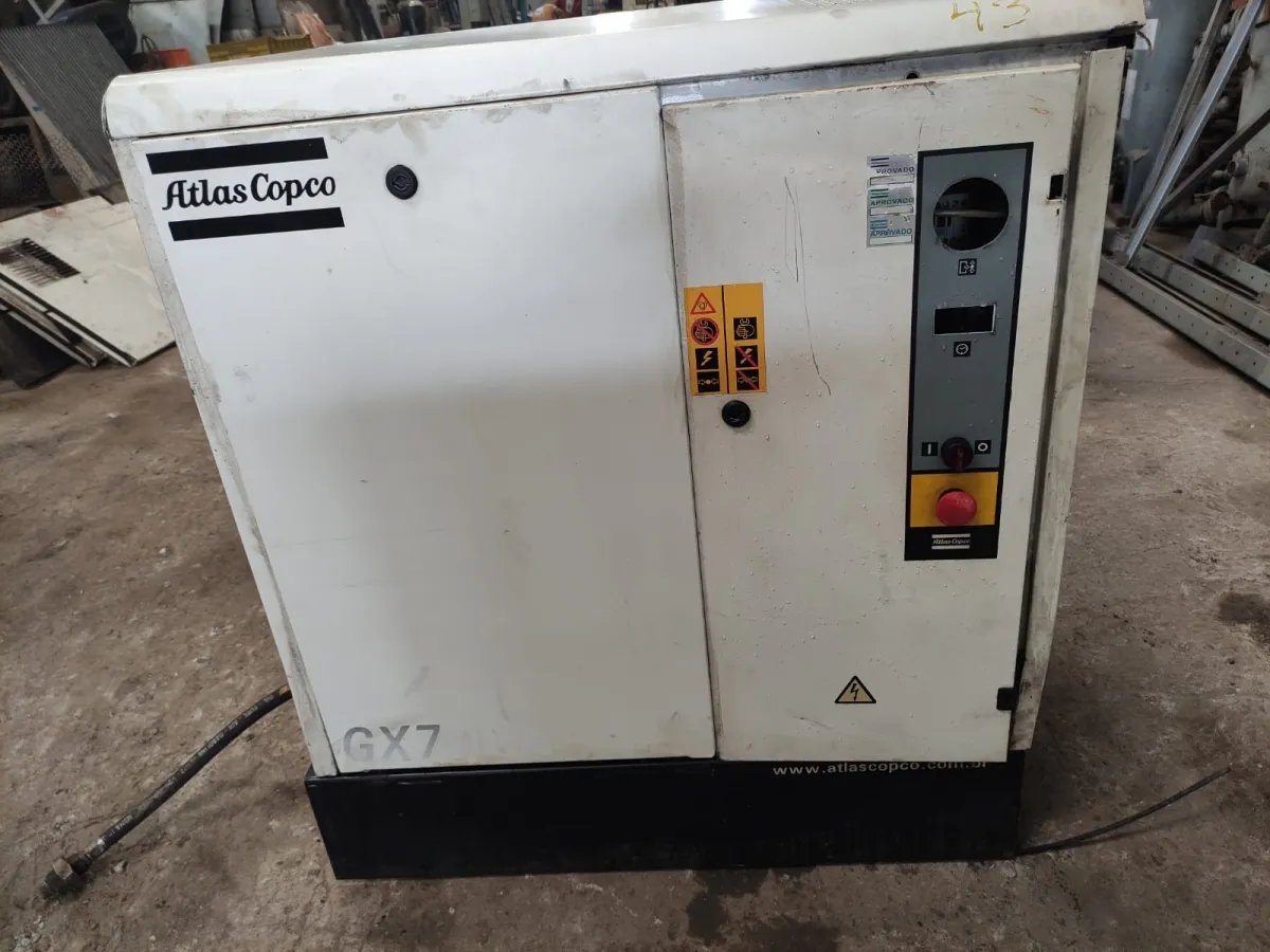 Compressor Atlas Copco GX7 12 BAR 220V/2005 - Cód. 1364