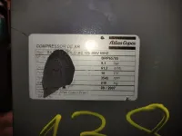 Compressor Parafuso Atlas Copco GX7 380V/2007 - Cód. 1386 - Foto 5