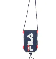 Shoulder Bag Fila Pouch Logo Multi Unissex – Azul Marinho  - Foto 5