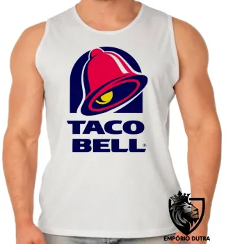 Camiseta Regata adulto ou infantil Taco Bell restaurante demolidor - Foto 2