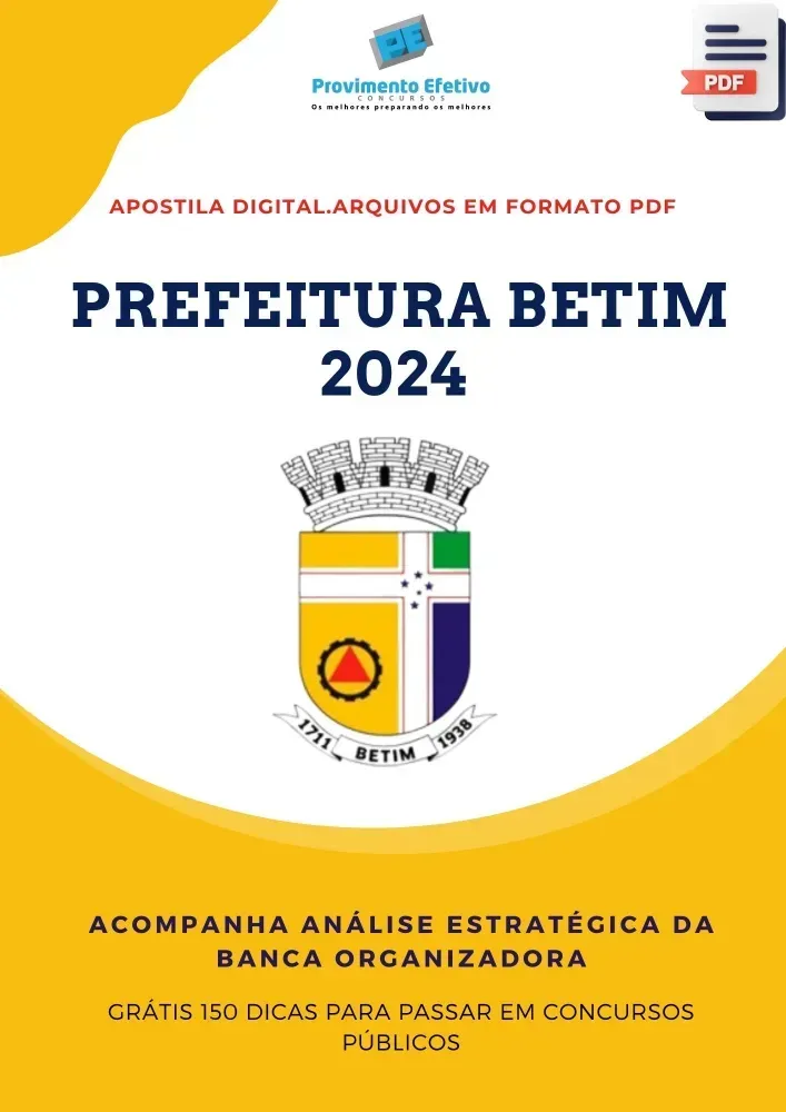 Apostila Prefeitura Betim MG Bioquímico 2024