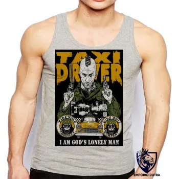 Camiseta Regata adulto ou infantil Taxi Driver Robert de NIro