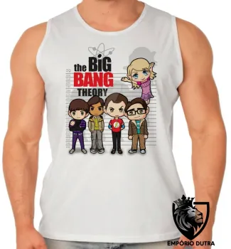 Camiseta Regata adulto ou infantil The Big Bang Theory desenho serie - Foto 2