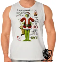 Camiseta Regata adulto ou infantil The Grinch Lixo Luxo natal presentes - Foto 2