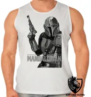 Camiseta Regata adulto ou infantil The Mandalorian arma - Foto 2