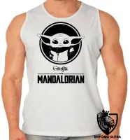 Camiseta Regata adulto ou infantil The Mandalorian baby Grogu - Foto 2