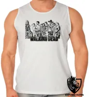 Camiseta Regata adulto ou infantil The Walking Dead grupo serie seriado - Foto 2