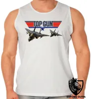 Camiseta Regata adulto ou infantil Top Gun avião a jato - Foto 2