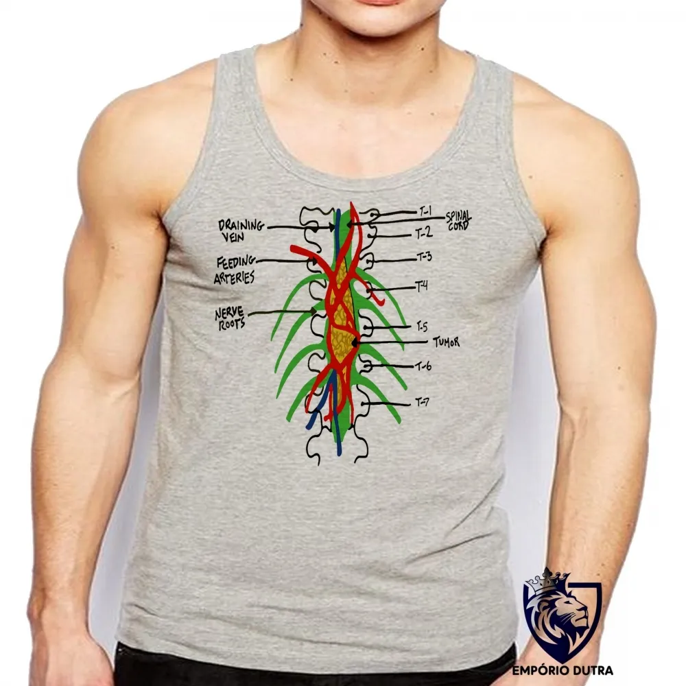 Camiseta Regata adulto ou infantil Tumor Derick Greys Anatomy seriado Imagem
