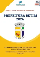 Apostila Prefeitura Betim MG Fonoaudiólogo 2024