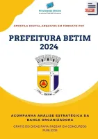 Apostila Prefeitura Betim MG Médico Pediatra 2024