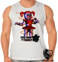 Camiseta Regata adulto ou infantil Five Night at Freddys Circusbaby - Foto 2