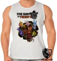 Camiseta Regata adulto ou infantil Five Night at Freddys personagens - Foto 2