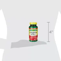 L Arginine 500mg Spring Valley C/100 Capsulas Metabolismo Muscular Importado - Foto 7