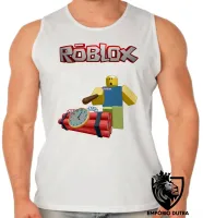 Camiseta Regata adulto ou infantil roblox bomba relogio game jogo pc skin - Foto 2
