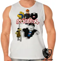 Camiseta Regata adulto ou infantil roblox turma game jogo pc skin - Foto 2