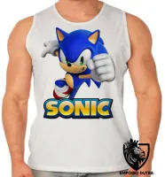 Camiseta Regata adulto ou infantil Sonic - Foto 2