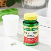 Spring Valley L-Carnitine 500mg C/30Tablets Saúde do Coração Importado EUA + Frete Grátis - Foto 2