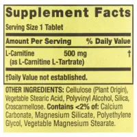 Spring Valley L-Carnitine 500mg C/30Tablets Saúde do Coração Importado EUA + Frete Grátis - Foto 7