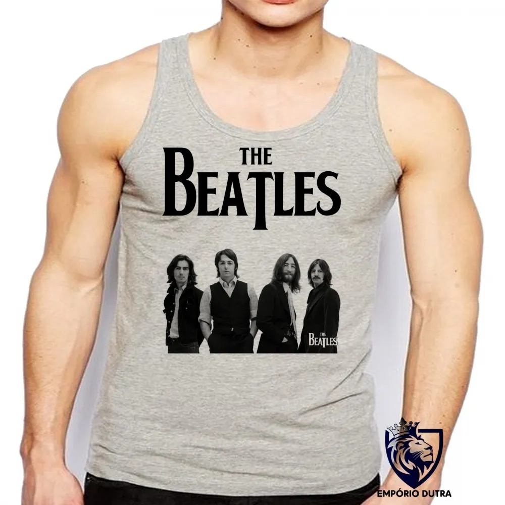 Camiseta Regata adulto ou infantil banda beatles rock John Lennon anos 60 Imagem