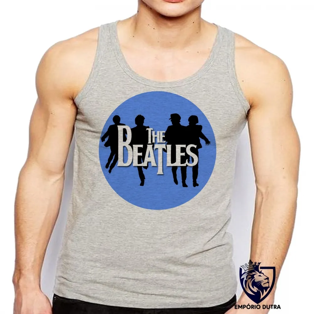 Camiseta Regata adulto ou infantil banda beatles rock John Lennon redondo Imagem