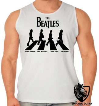 Camiseta Regata adulto ou infantil banda beatles rock rua Paul McCartney - Foto 2