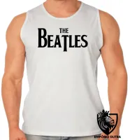 Camiseta Regata adulto ou infantil banda rock the beatles anos 60 logo - Foto 2