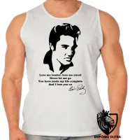 Camiseta Regata adulto ou infantil Elvis Presley rei rock musica - Foto 2