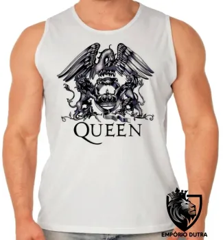 Camiseta Regata adulto ou infantil falcao black queen Freddie Mercury cantor banda rock - Foto 2