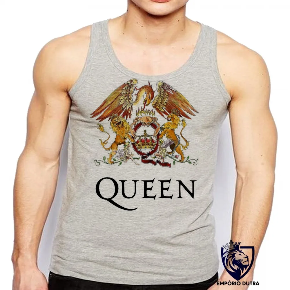Camiseta Regata adulto ou infantil falcao color queen Freddie Mercury banda rock Imagem