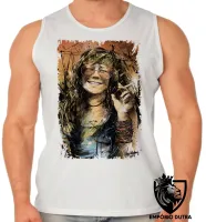 Camiseta Regata adulto ou infantil Janis Joplin - Foto 2