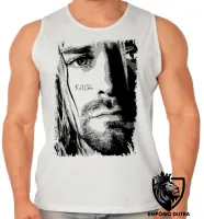 Camiseta Regata adulto ou infantil Kurt Cobain Nirvana - Foto 2