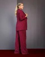 Blazer Risca Giz Diva's Voga Cherry - Foto 7