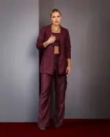 Blazer Diva's Voga Vinho Malbec - Foto 6