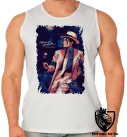 Camiseta Regata adulto ou infantil Michael Jackson Smooth criminal - Foto 2