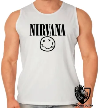Camiseta Regata adulto ou infantil nirvana carinha Kurt Cobain - Foto 2