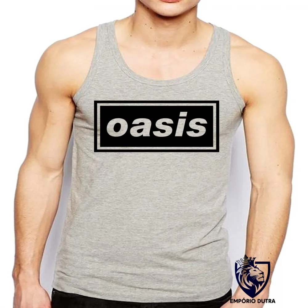 Camiseta Regata adulto ou infantil OASIS banda rock Imagem