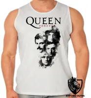 Camiseta Regata adulto ou infantil queen forever Freddie Mercury banda rock - Foto 2