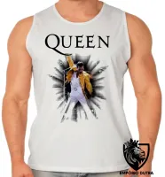 Camiseta Regata adulto ou infantil queen Freddie Mercury cantor banda rock - Foto 2
