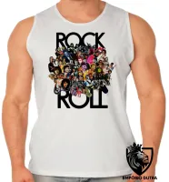 Camiseta Regata adulto ou infantil Rock in roll bandas famosas - Foto 2
