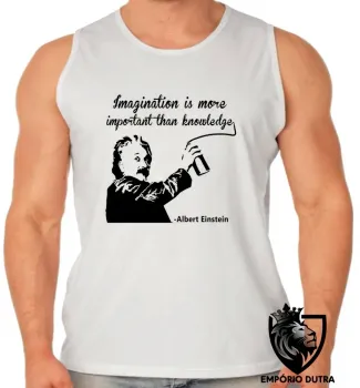 Camiseta Regata adulto ou infantil Albert Einstein gênio física - Foto 2