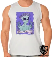 Camiseta Regata adulto ou infantil Alien et extraterrestre marciano - Foto 2