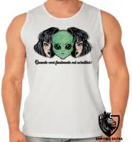 Camiseta Regata adulto ou infantil Alien et ovni quando você vai acreditar - Foto 2