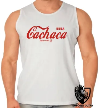 Camiseta Regata adulto ou infantil Cachaça beba pitu engraçado - Foto 2